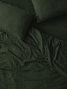 Fern Green 100% Linen Duvet Cover | King | Piglet in Bed