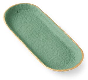 Decorative Tray - 18.7 x 7.9 cm. - Green - Søstrene Grene