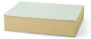 Book box with flower pattern - 28 x 21.4 x 6.6 cm. - Milky Green - Søstrene Grene