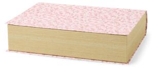 Book box with flower pattern - 28 x 21.4 x 6.6 cm. - Rose - Søstrene Grene