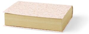 Book box with pattern - 21.7 x 16.5 x 5 cm. - Off White - Søstrene Grene