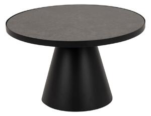 Seguin Ceramic Coffee Table Large Round In Black