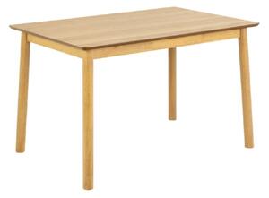 Bastrop Wooden Dining Table Rectangular In Matt Oak