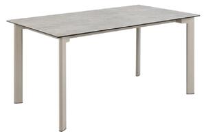 Palmdale Ceramic Dining Table Rectangular In Grey