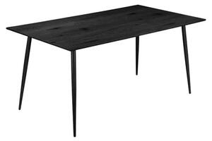 Malibu Wooden Dining Table 160cm Rectangular In Black