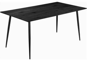 Malibu Wooden Dining Table 120cm Rectangular In Black