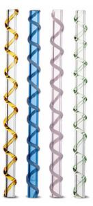 Byon Celebrate straws 4-pack Blue-Amber-Pink-Green