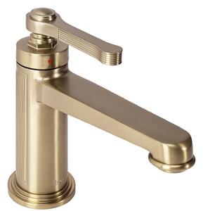 Bathroom faucet Rea Monaco Gold Brush Low