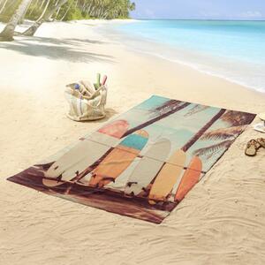 Good Morning Beach Towel VINTAGE SURF 100x180 cm Multicolour