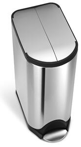 Simplehuman 30 Litre Butterfly Pedal Bin Brushed Steel