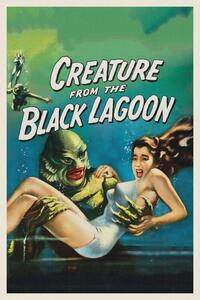 Fine Art Print Creature from the Black Lagoon (Vintage Cinema / Retro Movie Theatre Poster / Horror & Sci-Fi)