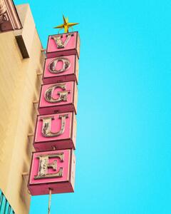 Photography Vogue Theatre Sign in Hollywood, Tom Windeknecht