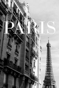 Photography Paris Text 3, Pictufy Studio, (26.7 x 40 cm)