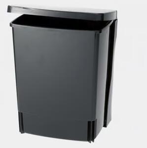 Brabantia Waste Bin, rectangular (incl wall brackets) 10 L Black