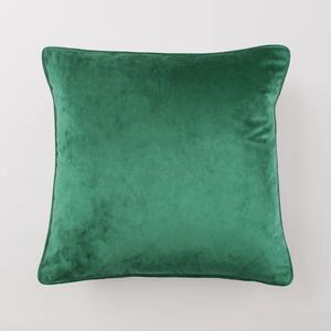 Crushed Velour Cushion green