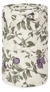 Garbo&Friends Plum satin quilted crib bumper 30x360 cm