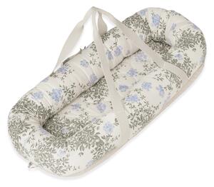 Garbo&Friends Plumbago satin quilted baby nest 43x87x16cm