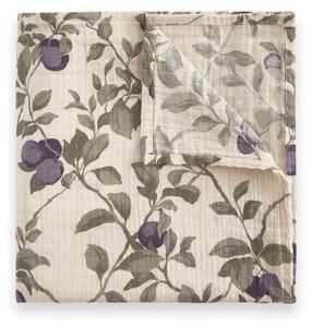 Garbo&Friends Plum Muslin swaddle blanket 110x110 cm