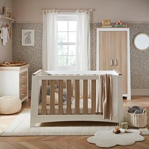 CuddleCo Ada 3 Piece Nursery Furniture Set, White Ash