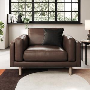 Newton Classic Leather Snuggle Chair