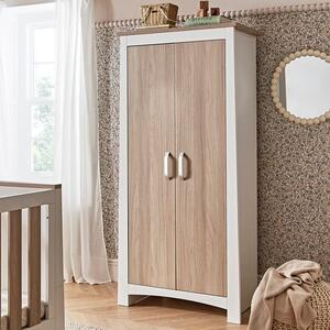 CuddleCo Ada 2 Door Wardrobe, White Ash