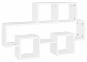 Car-shaped Wall Shelf White 82x15x51 cm Engineered Wood
