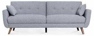 Trom Grey 3 Seater Futon Sofa Bed | Click-Clack Bed | Roseland
