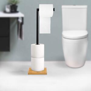 Toilet paper stand Black 322745