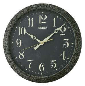 Wall Clock Seiko QXA815K Black Plastic