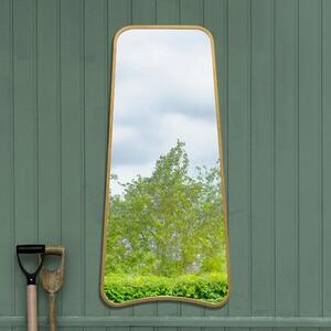 Coartans Abstract Curved Indoor Outdoor Full Length Wall Mirror