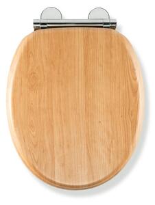 Croydex Hartley Oak Effect Flexi Fix Oval Toilet Seat