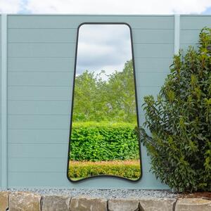 Coartans Abstract Curved Indoor Outdoor Full Length Wall Mirror