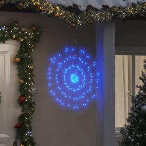 Christmas Starburst Light 140 LEDs Blue 17 cm