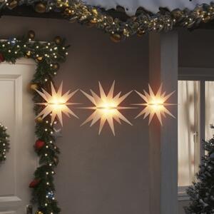 Christmas Lights with LEDs 3 pcs Foldable White