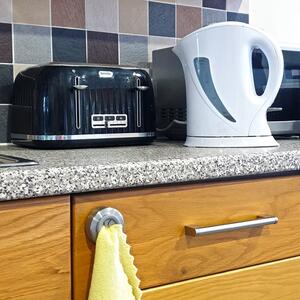 Silver Metal Self Adhesive Cloth Holder