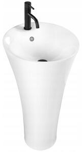 Freestanding ceramic basin AGNES