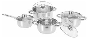 Excellent Houseware 8 Piece Pot Set Stainless Steel