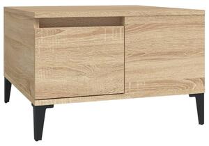 Coffee Table Sonoma Oak 55x55x36.5 cm Engineered Wood