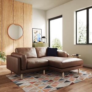 Newton Vintage Leather Corner Chaise Sofa