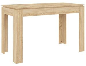 Dining Table Sonoma Oak 120x60x76 cm Engineered Wood