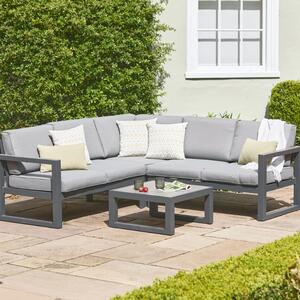 Thirsk Garden Aluminium Top Lounge Set in Graphite Grey