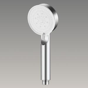 Showery® 5 Mode High Pressure Shower Head - Chrome/Silver, Without Stop Button / Chrome