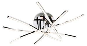 Firstlight 4850CH Caprice LED Flush Ceiling Light In Chrome With Straight Arms