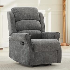 Rosenberg Fabric Recliner 1 Seater Sofa - Anthracite