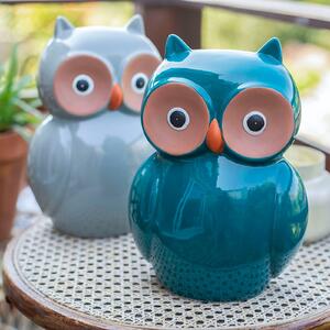 Ceramic Owl Garden Ornament - 25cm