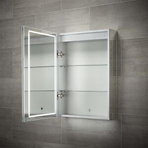 Bathstore Castor Single Door LED Mirror Cabinet