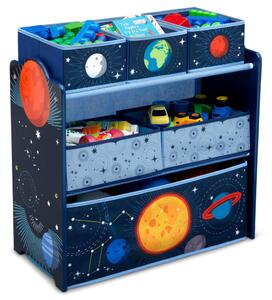 Delta Children Space Adventures Design and Store Toy Organizer Black