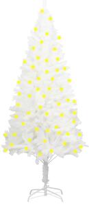 Artificial Pre-lit Christmas Tree White 180 cm