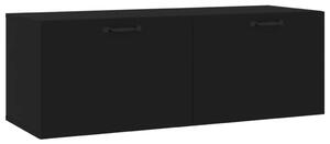 Wall Cabinet Black 100x36.5x35 cm Engineered Wood