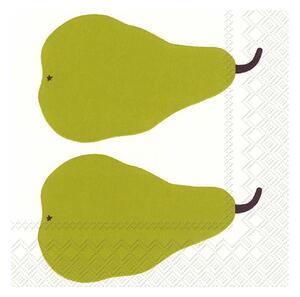 Marimekko Pear napkin 33x33 cm 20-pack Green